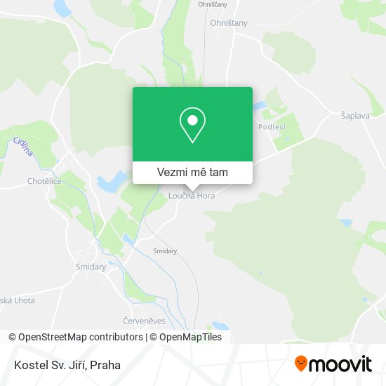Kostel Sv. Jiří mapa