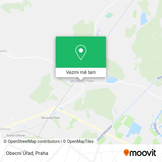 Obecní Úřad mapa