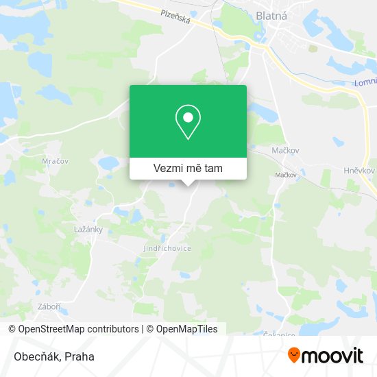 Obecňák mapa