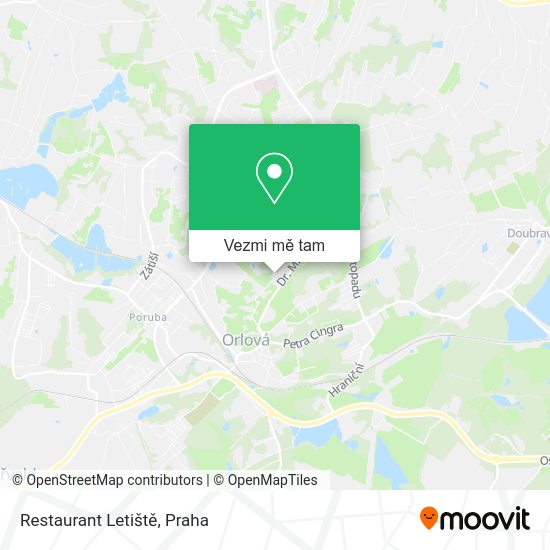 Restaurant Letiště mapa