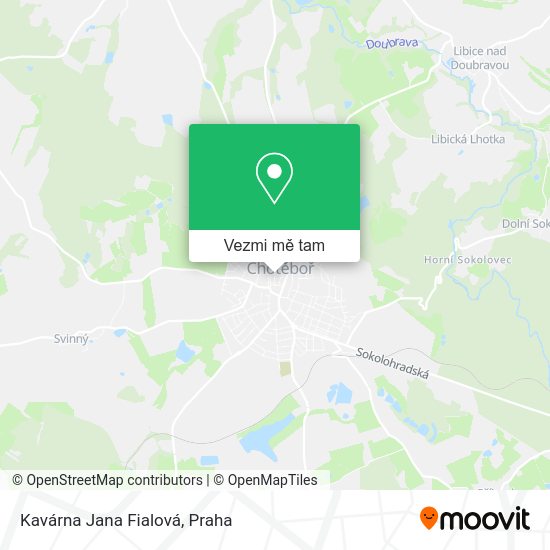 Kavárna ‎Jana Fialová mapa