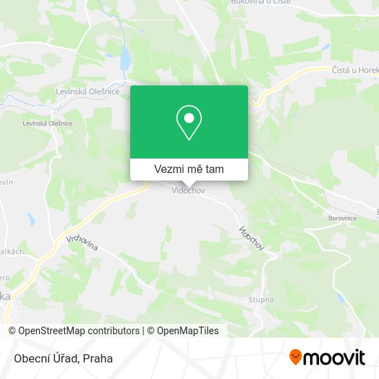 Obecní Úřad mapa