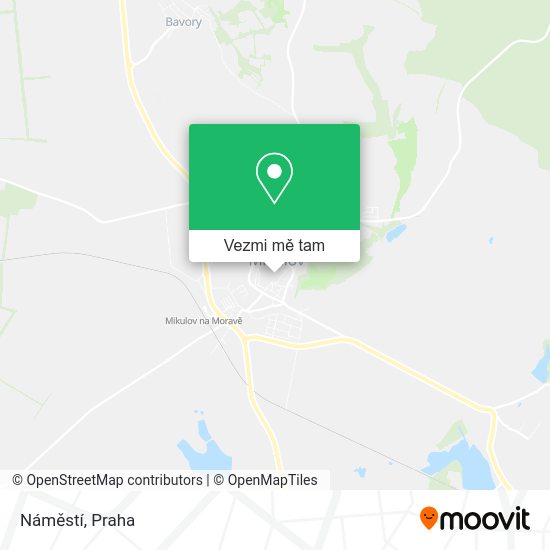 Náměstí mapa