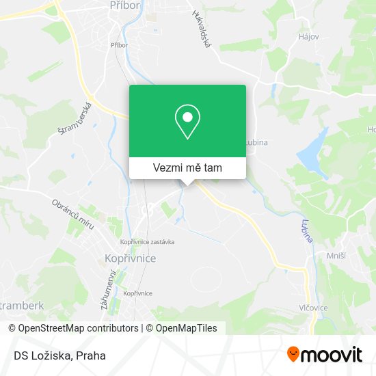 DS Ložiska mapa