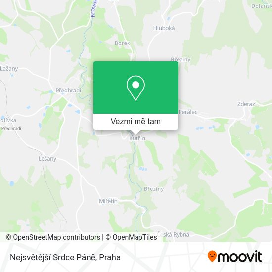 Nejsvětější Srdce Páně mapa