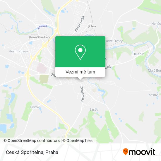 Česká Spořitelna mapa