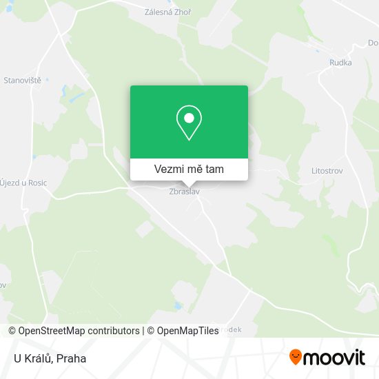 U Králů mapa