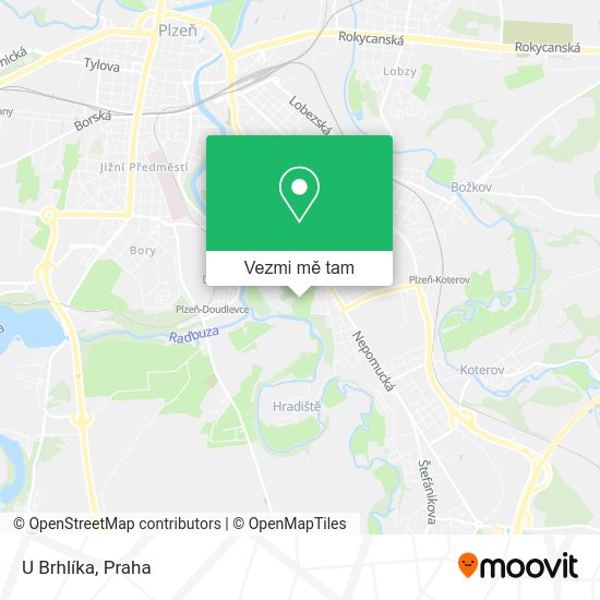 U Brhlíka mapa