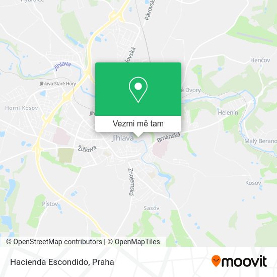 Hacienda Escondido mapa