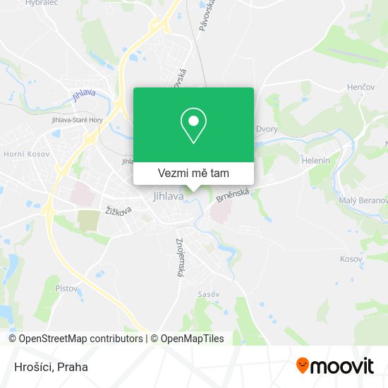 Hrošíci mapa