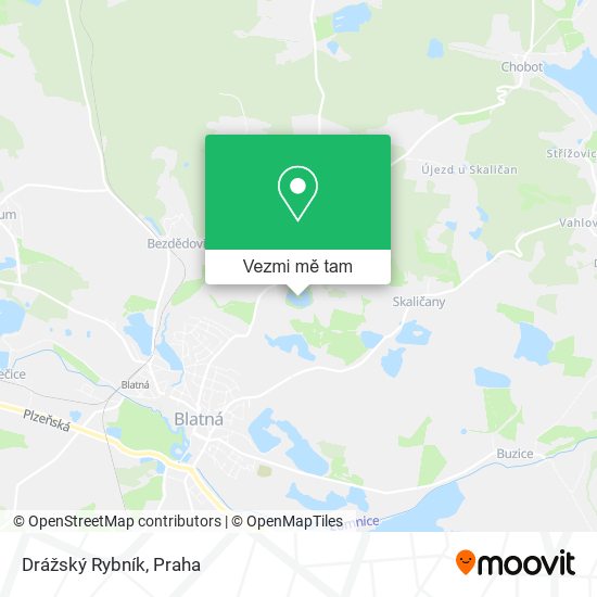 Drážský Rybník mapa