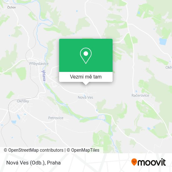 Nová Ves (Odb.) mapa