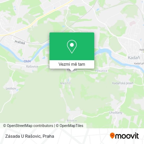 Zásada U Rašovic mapa