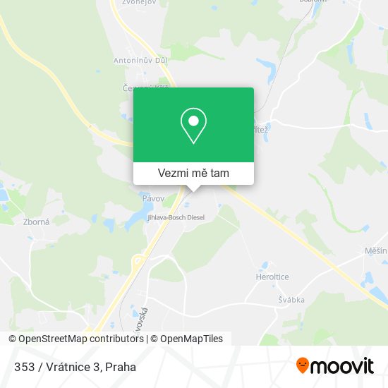 353 / Vrátnice 3 mapa