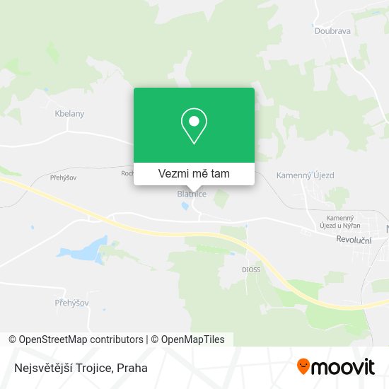 Nejsvětější Trojice mapa