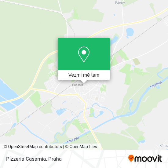Pizzeria Casamia mapa