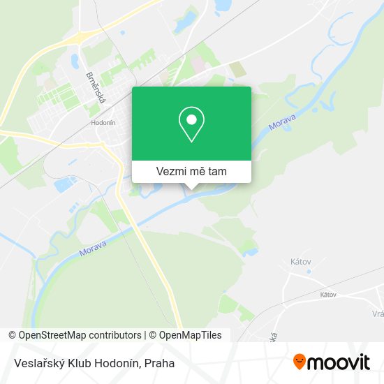 Veslařský Klub Hodonín mapa