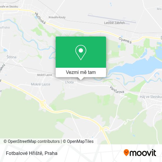 Fotbalové Hřiště mapa
