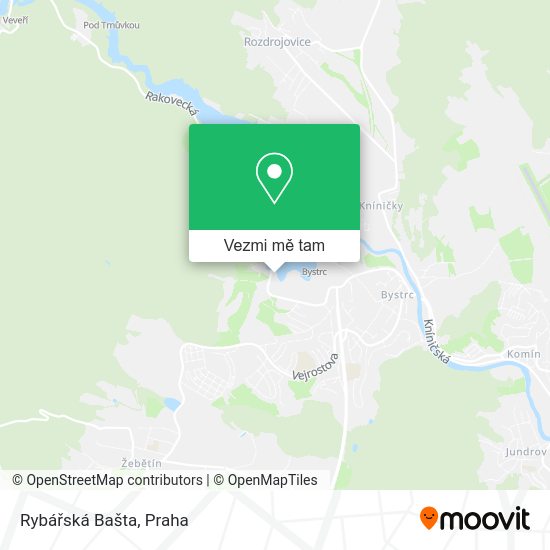 Rybářská Bašta mapa