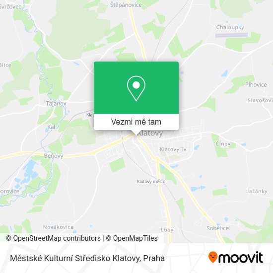 Městské Kulturní Středisko Klatovy mapa