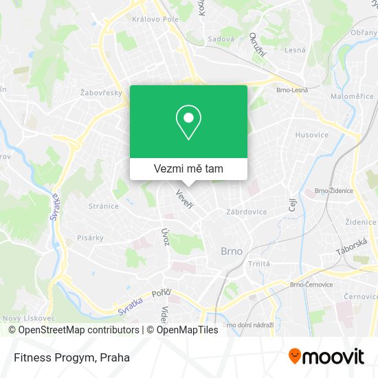 Fitness Progym mapa