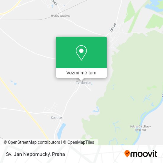 Sv. Jan Nepomucký mapa