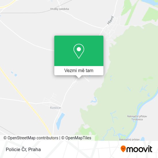Policie Čr mapa