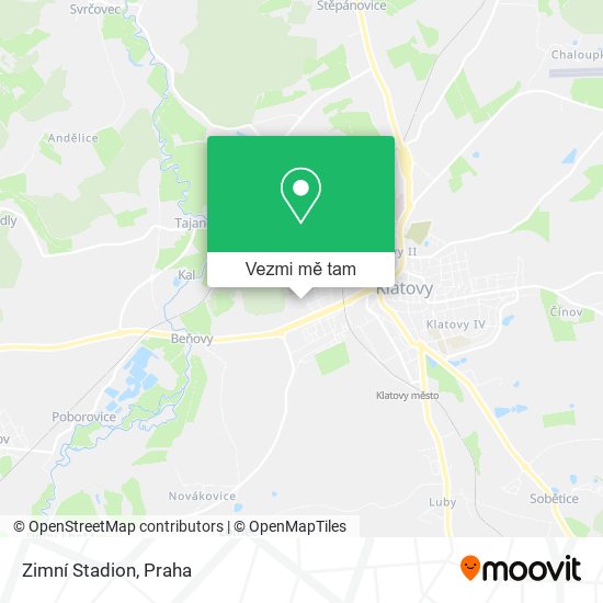 Zimní Stadion mapa