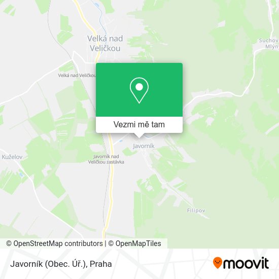 Javorník (Obec. Úř.) mapa