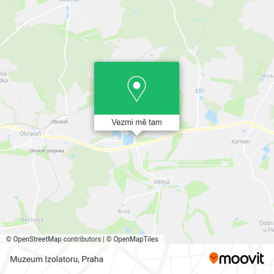 Muzeum Izolatoru mapa