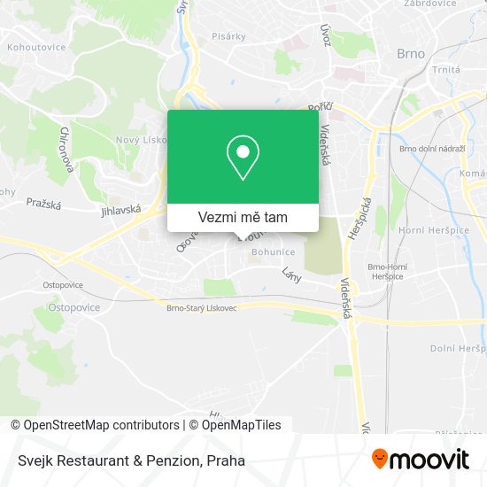 Svejk Restaurant & Penzion mapa