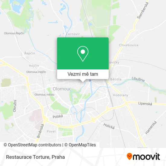 Restaurace Torture mapa