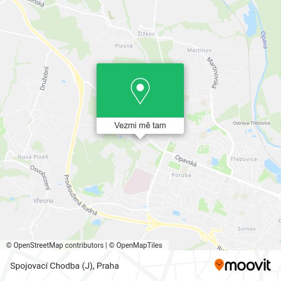 Spojovací Chodba (J) mapa