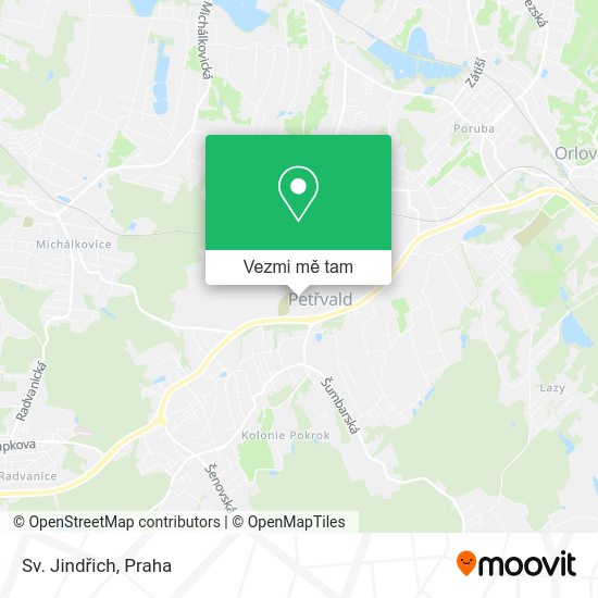 Sv. Jindřich mapa
