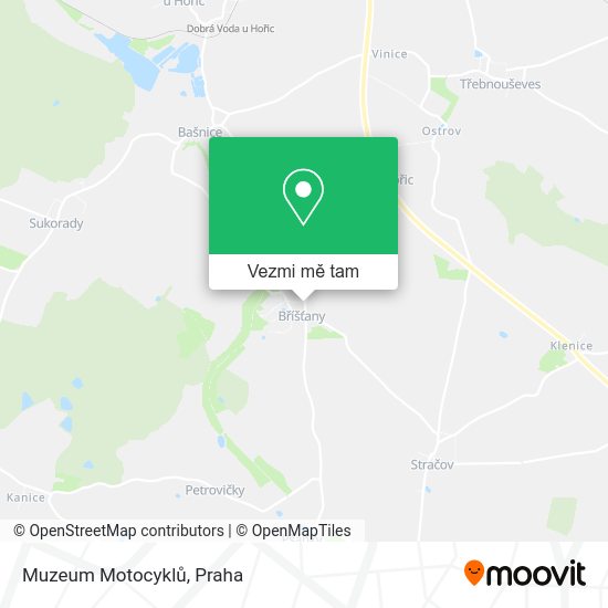 Muzeum Motocyklů mapa