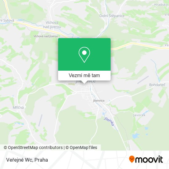 Veřejné Wc mapa