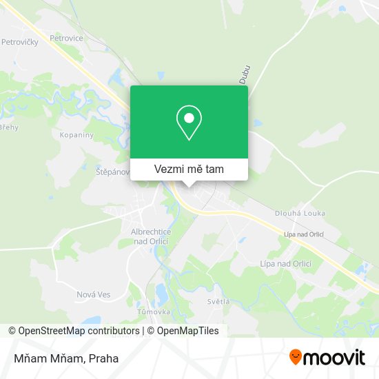 Mňam Mňam mapa