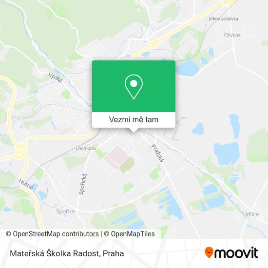 Mateřská Školka Radost mapa
