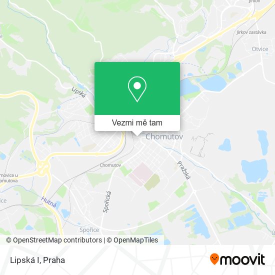 Lipská I mapa