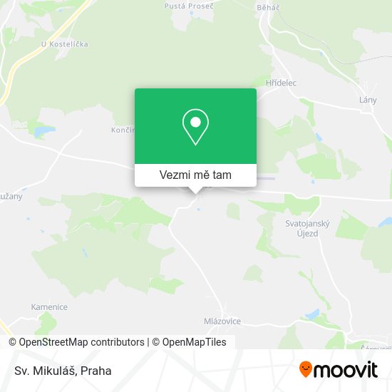 Sv. Mikuláš mapa
