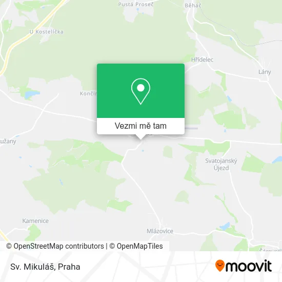 Sv. Mikuláš mapa