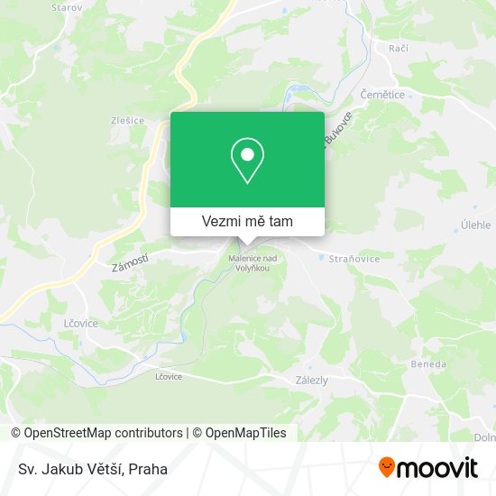 Sv. Jakub Větší mapa