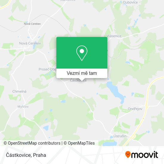 Částkovice mapa