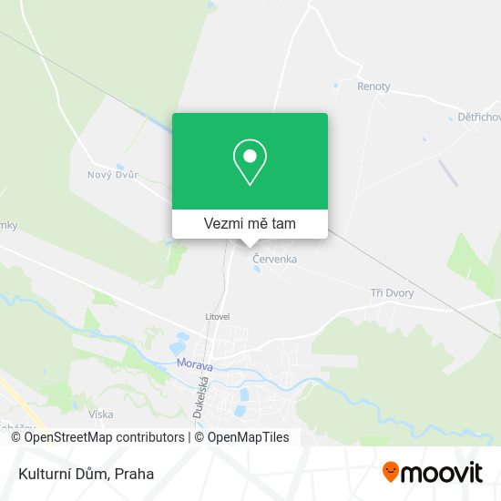 Kulturní Dům mapa