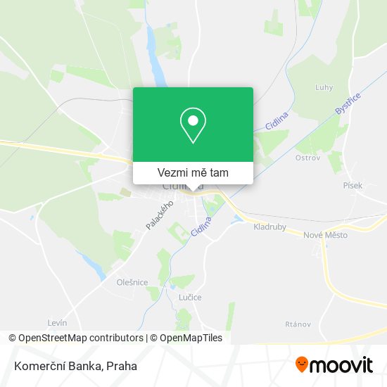 Komerční Banka mapa