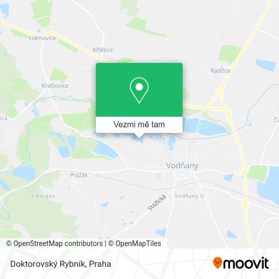 Doktorovský Rybník mapa