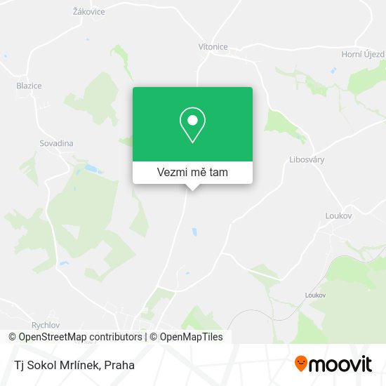 Tj Sokol Mrlínek mapa