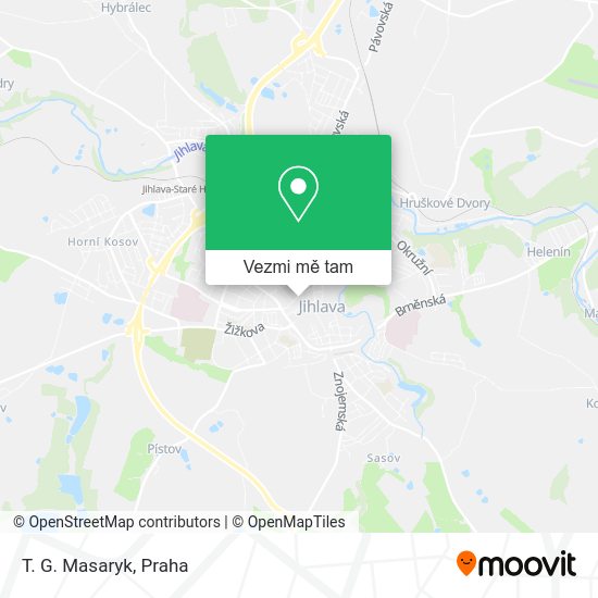 T. G. Masaryk mapa