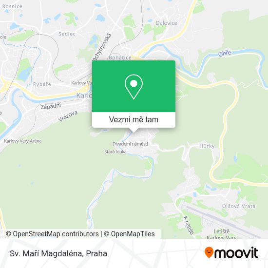 Sv. Maří Magdaléna mapa