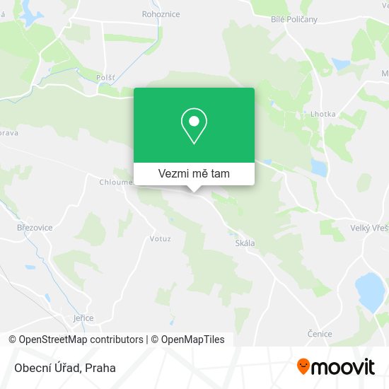 Obecní Úřad mapa